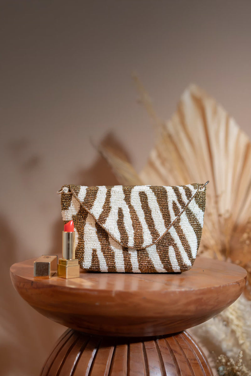 Zebra Beige Mini Bag