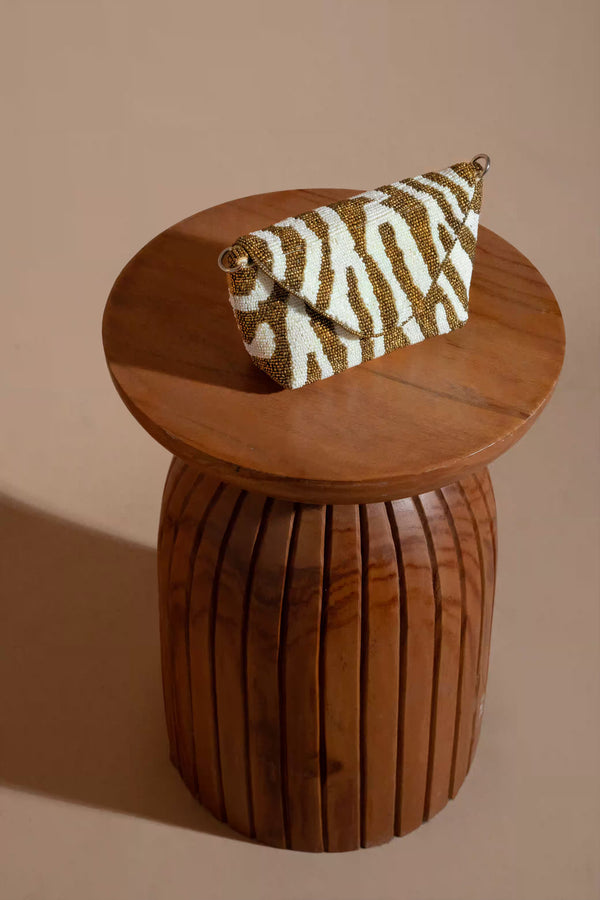 Zebra Beige Mini Bag