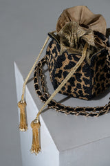 Leopard Gold Bucket